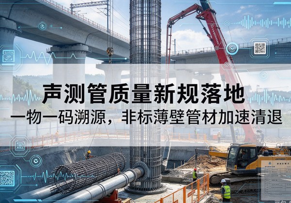 都兰声测管质量新规落地，一物一码溯源，非标薄壁管材加速清退